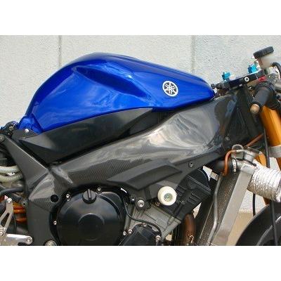 HOT100%新品 YZF-R1（02〜03年） RACING（クレバーウルフレーシング） バイク用品・パーツのゼロカスタム - 通販 - PayPayモール フレームカバー カーボン平織 CLEVER WOLF 在庫爆買い