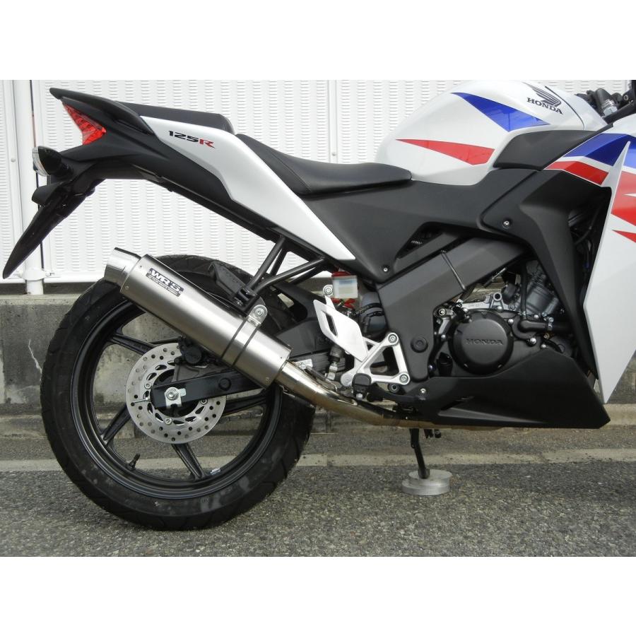 Cbr125r Ebj Jc50 ラウンドタイプ フルエキゾーストマフラー ステンレス チタン Jmca認証 Wr S ダブルアールズ バイク用品 パーツのゼロカスタム 通販 Paypayモール