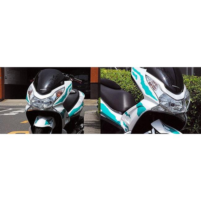 Pcx125 ブラッシュステッカー ブラック World Walk ワールドウォーク バイク用品 パーツのゼロカスタム 通販 Paypayモール