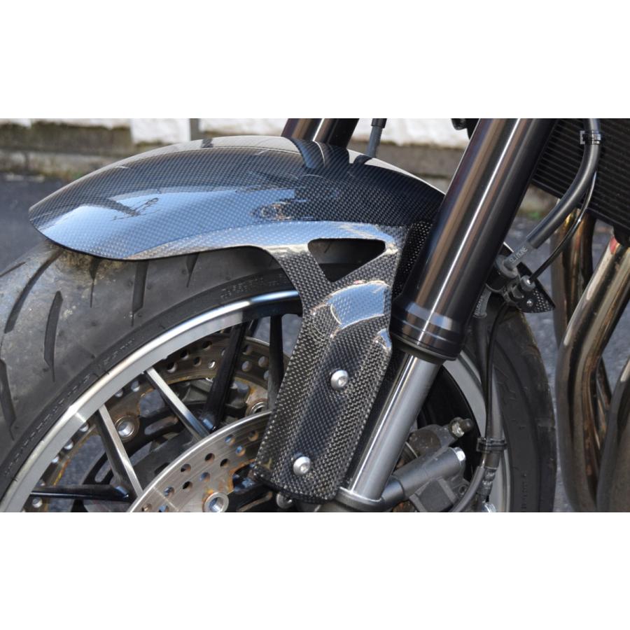 Z900RS（〜20年） カーボン・フロントフェンダー 光沢クリア塗装済み BLESS CREATION（ブレスクリエイション）
