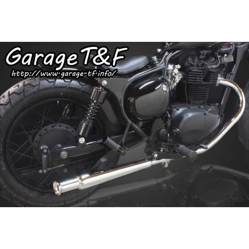 エストレヤ（ESTRELLA） トランペットマフラー（メッキ）スリップオンタイプ ガレージT＆F