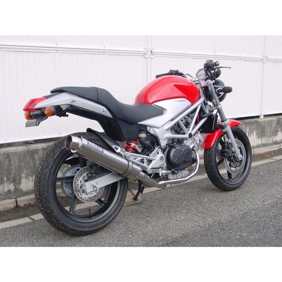 Vtr250 Jbk Mc33 ラウンドタイプ フルエキゾーストマフラー ステンレス ミラーチタン Jmca認証 Wr S ダブルアールズ バイク用品 パーツのゼロカスタム 通販 Paypayモール