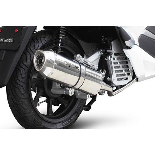 PCX125（JF81） コーンオーバルマフラー（政府認証） SP武川（TAKEGAWA） JF81 政府認証は対象車両がノーマル状態に限ります