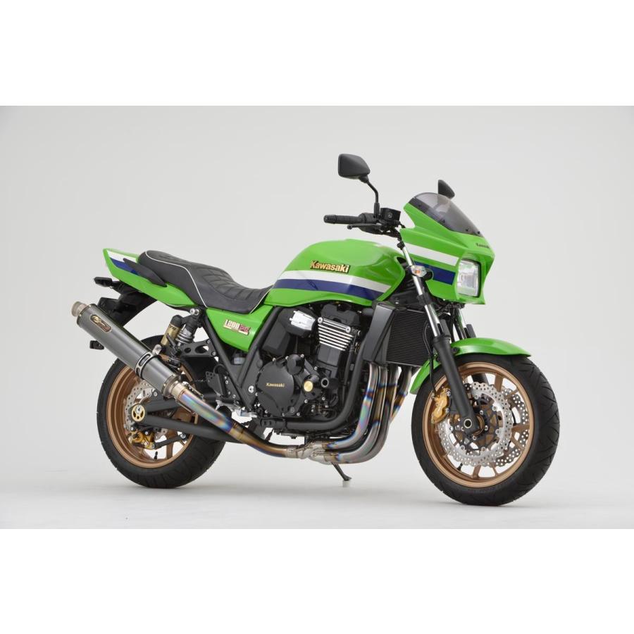 ZRX1200 DAEG（ダエグ）09〜16年 手曲げ DLCチタン フルエキゾーストマフラー ノジマエンジニアリング（NOJIMA ENGINEERING）