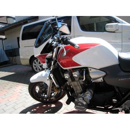 CB1300SF ビキニカウル DS-01 Typeエアロ スモークスクリーン(パールフェイドレスホワイト×キャンディーアラモアレッド)NH-341P/R-124CU ワールドウォーク|バイク用品・パーツのゼロカスタム|01