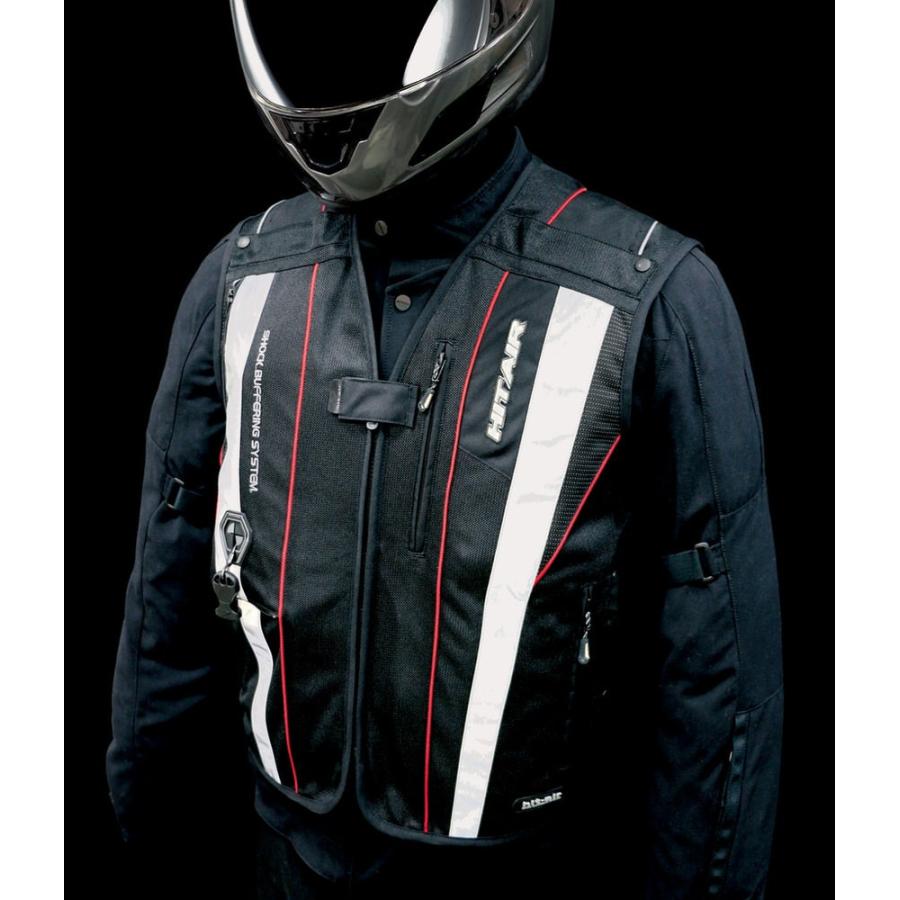 MV-6 エアバッグメッシュベスト ブラック Mサイズ hit-air(ヒットエアー)|バイク用品・パーツのゼロカスタム|04