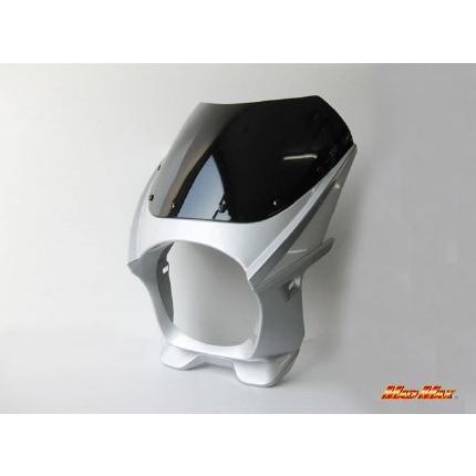F180汎用ビキニカウル シルバー 取り付け部幅230mm Mad Max マッドマックス バイク用品 パーツのゼロカスタム 通販 Paypayモール