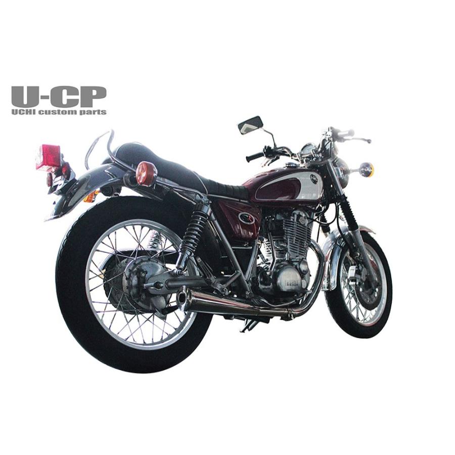 SR400(インジェクション車) ステンレススリップオンマフラー U-CP ...