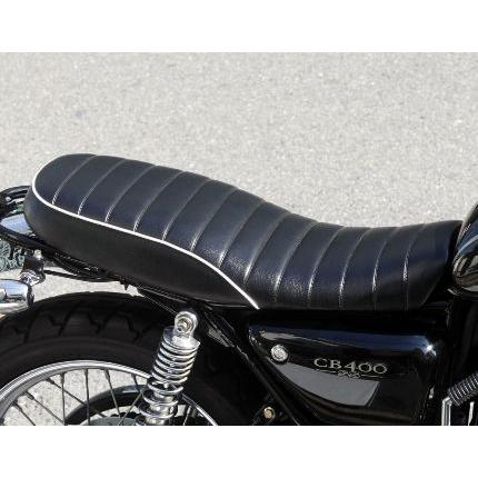 ダブルシート 白パイピング タックロール Wm ダブルエム Cb400ss バイク用品 パーツのゼロカスタム 通販 Paypayモール