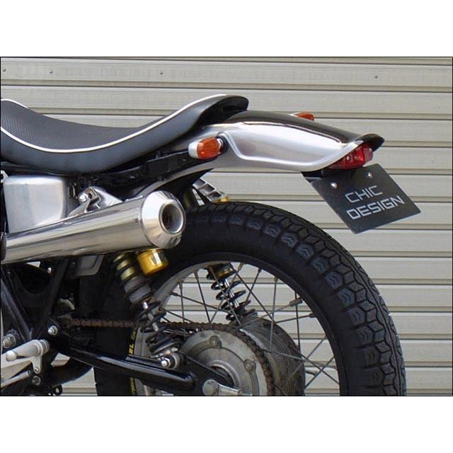 SR400（78年〜） タイプSリアフェンダー Sテールランプ&ナンバーベース