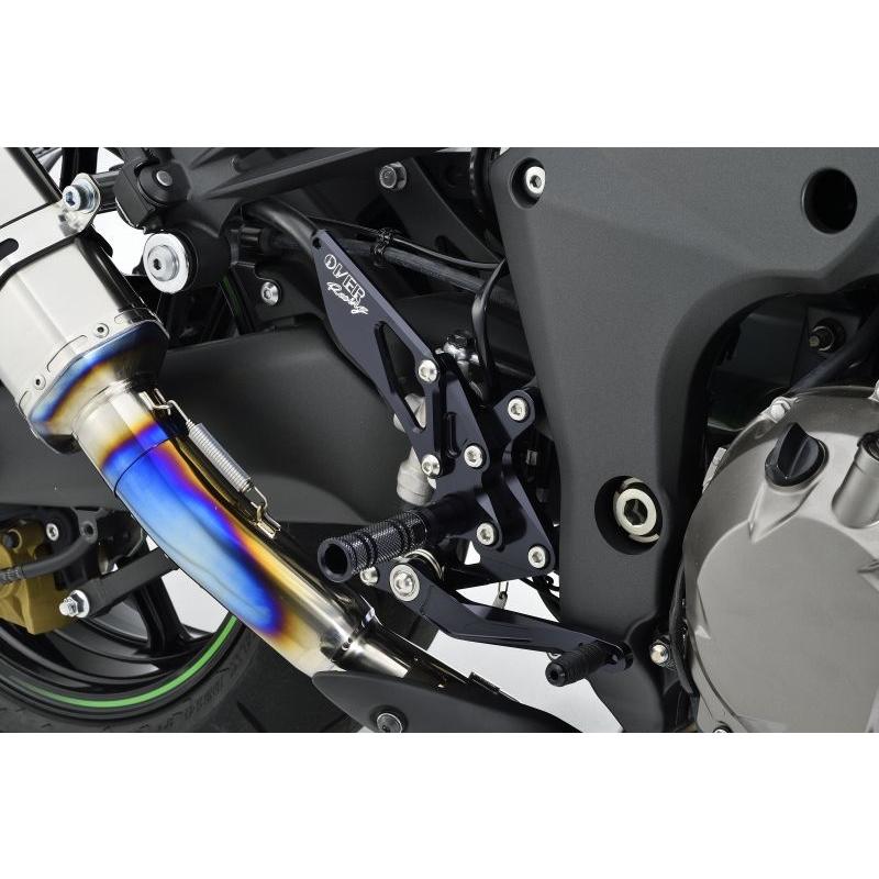 Z1000 14年 バックステップ 4ポジション ブラック Over オーバーレーシング バイク用品 パーツのゼロカスタム 通販 Paypayモール