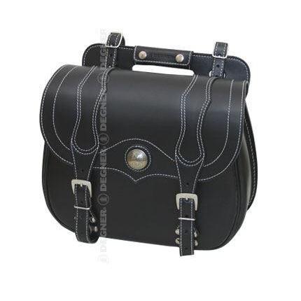 アウトレット 美品 DEGNER SB-24 アメリカンサドルバッグ ブラック