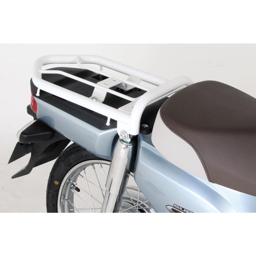 スーパーカブ110 Fi車 Ja10 ファッションリヤキャリア ホワイト Kitaco キタコ バイク用品 パーツのゼロカスタム 通販 Paypayモール