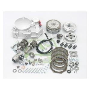 モンキー Monkey Ultraドライブキット タイプx おしゃれ クラッチカバーシルバー キタコ Kitaco 5速クロスミッションassy タイプ4