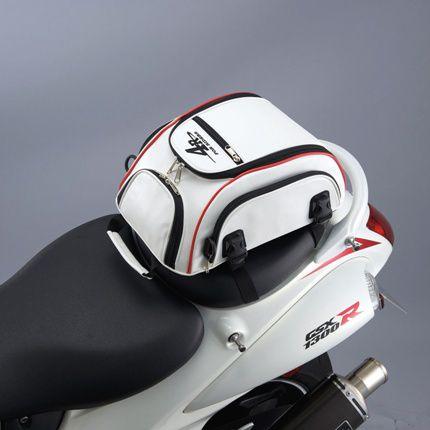4R Rhythmストリームラインシートバッグ 9L ブラック/ホワイト KIJIMA(キジマ)|バイク用品・パーツのゼロカスタム|01