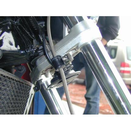在庫最新品 Swage-PRO 97〜99年 スウェッジライン バイク用品・パーツのゼロカスタム - 通販 - PayPayモール フロントブレーキホースキット スモークホース レッド・ブルー／シルバー h字型 バイピース X-4 2022夏季