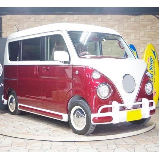 13インチホワイトリボンメッキホイールカバー4枚セット : ゼロ