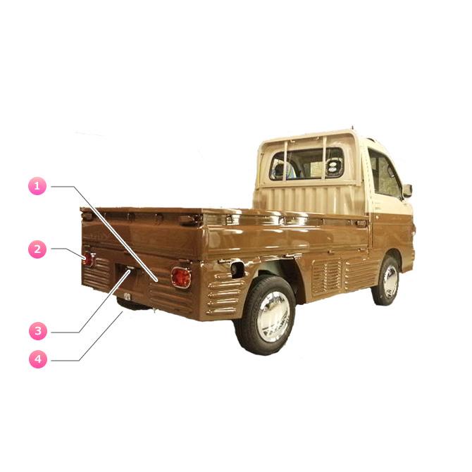 ダイハツ ハイゼット S200系 フレンチ トラック 仕様 フェイス