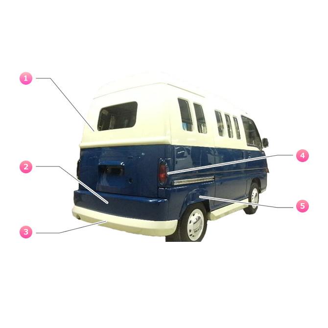 スバル　サンバーバン　（佐川急便・ダスキン） トミーテック カーコレ80 HG 022 スバルサンバーバン