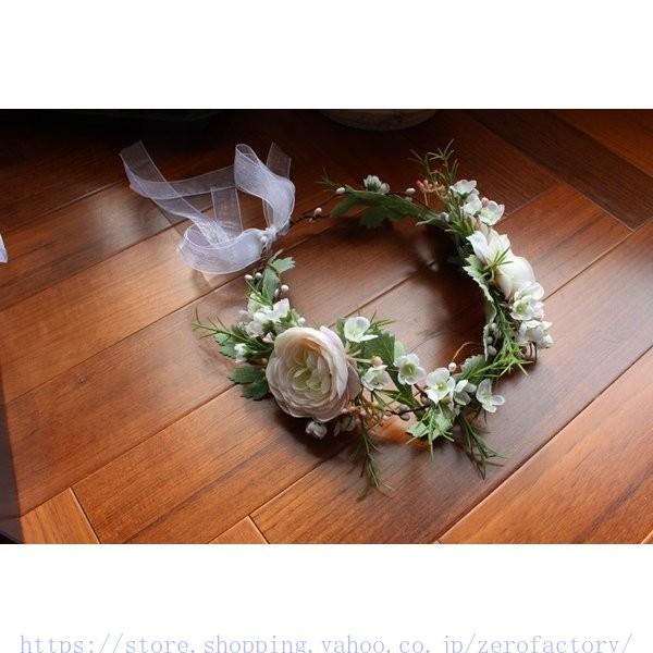 花冠 ウェディング カチューシャ 森ガール ひまわり 花かんむり 薔薇 ヘッドドレス 髪飾り ブライダル 花輪 造花手作り ビーチ海外旅行 リゾート 結婚式 撮影 B0110 Y ゼロファクトリー 通販 Yahoo ショッピング