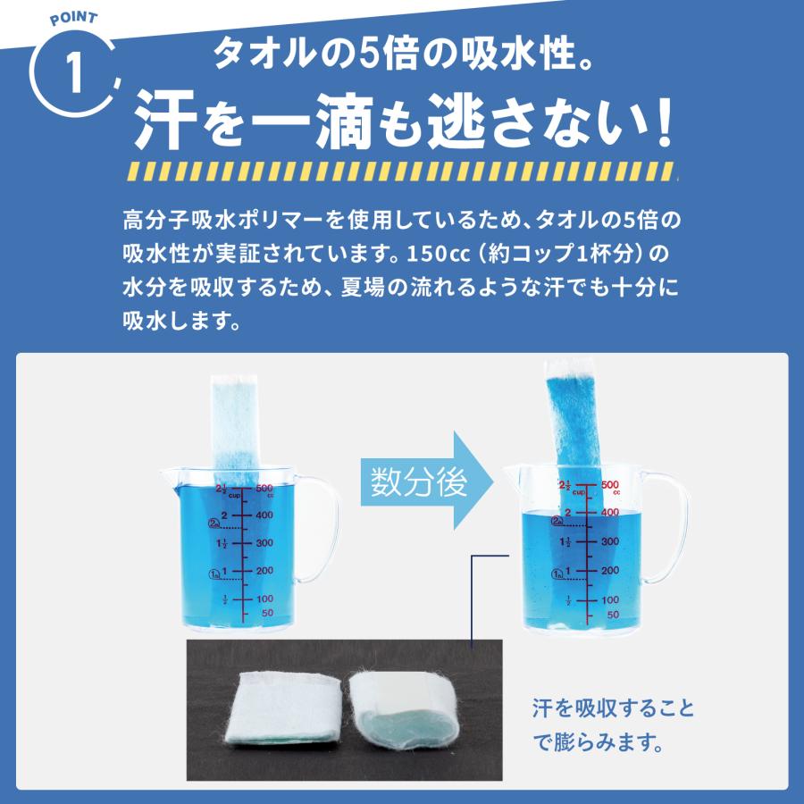 汗吸収パッド「アセステ 10パック(40枚入り)」帽子 ファンデ汚れ防止 汗じみ防止 汗止めテープ 汗取りシート 使い捨て イオンスポーツ EON SPORTS | EON SPORTS | 02