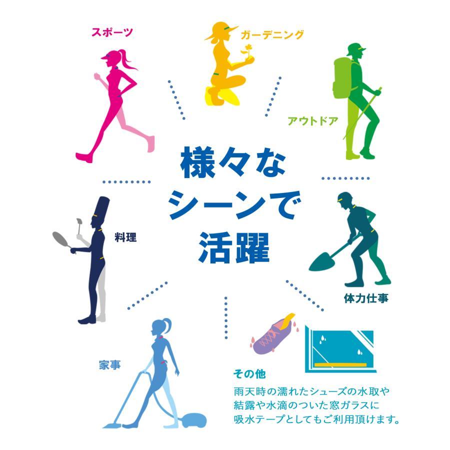 汗吸収パッド「アセステ 3パック(12枚入り)」帽子 ファンデ汚れ防止 汗じみ防止 汗止めテープ 汗取りシート 使い捨て イオンスポーツ EON SPORTS | EON SPORTS | 09