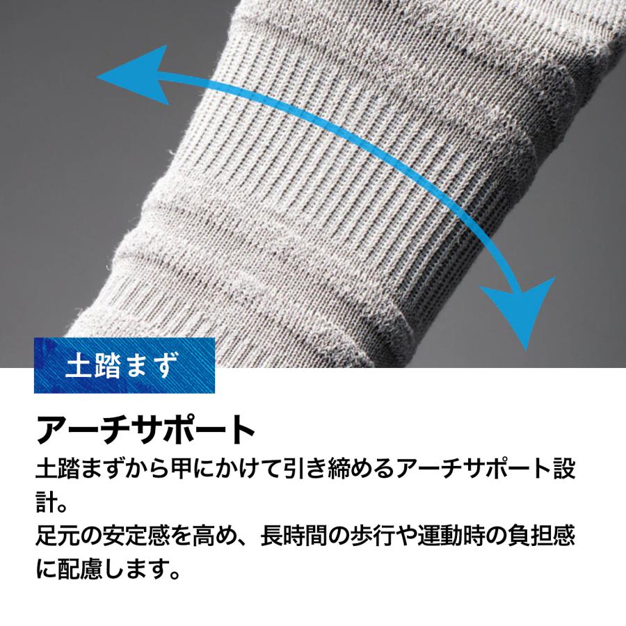 「ZEROFIT ドライエアソックス」スポーツソックス 機能性ソックス 夏 夏用 ゴルフ 靴下 メンズ レディース ZEROFIT ゼロフィット イオンスポーツ EON SPORTS | ZEROFIT | 08