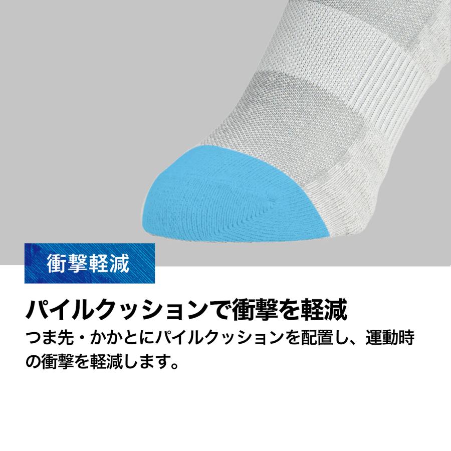 「ZEROFIT ドライエアソックス」スポーツソックス 機能性ソックス 夏 夏用 ゴルフ 靴下 メンズ レディース ZEROFIT ゼロフィット イオンスポーツ EON SPORTS | ZEROFIT | 07