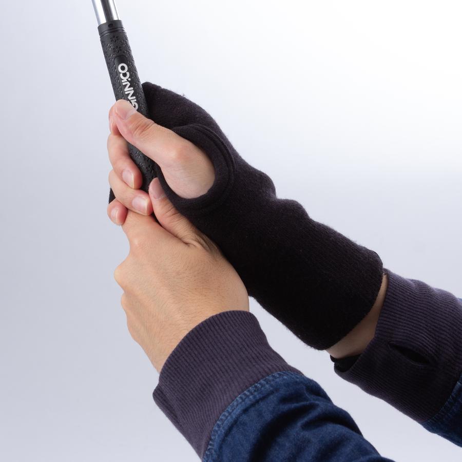 【公式】ZEROFIT ヒートラブ ハンドウォーマー 速暖 HEATRUB アームウォーマー 手首ウォーマー 指切り手袋 指なし スマホ手袋