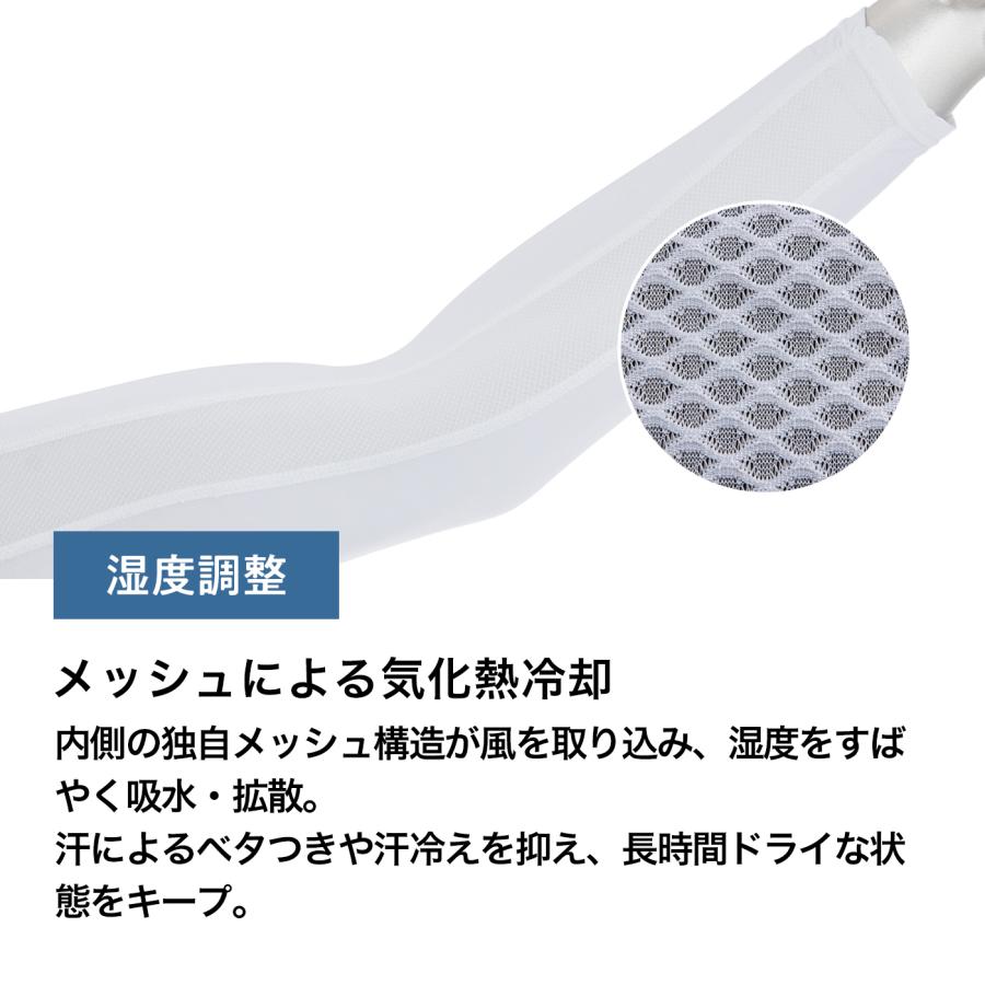 ZEROFIT 「アイスメッシュ アームカバー」メンズ レディース 冷感 uv