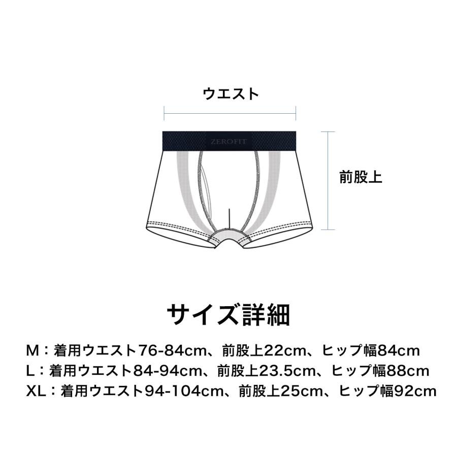 ZEROFIT 「アイスメッシュ ボクサーパンツ」ICE MESH 接触冷感 夏用 UV 