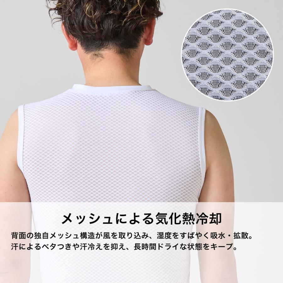 ZEROFIT スポーツウェア アンダーウェア Vネック ノースリーブ