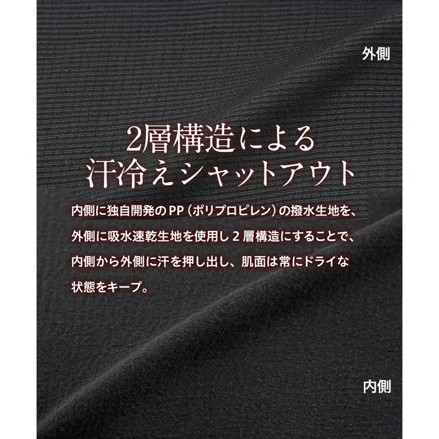 ZEROFIT スポーツウェア アンダーウェア ランニングウェア「ヒートラブ