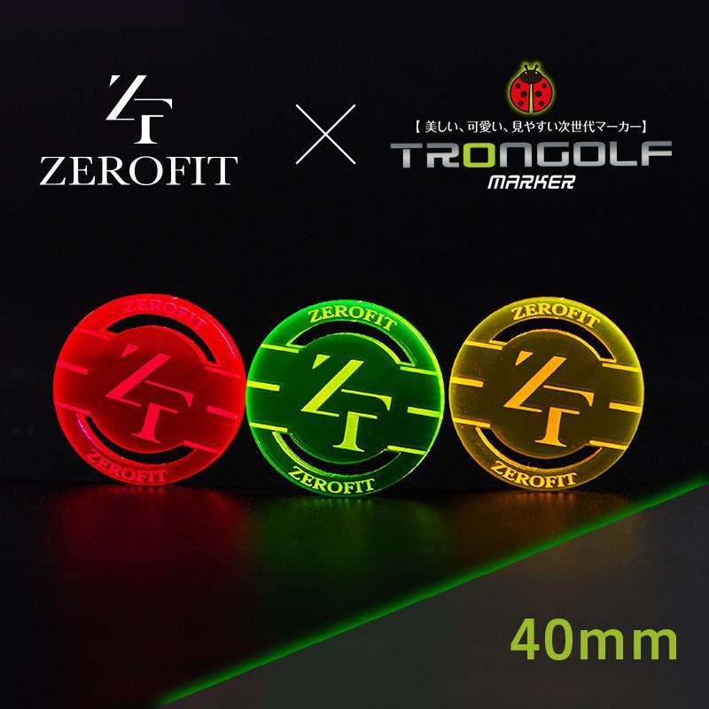 ZEROFIT ゴルフマーカー「ZEROFIT TRONマーカー 40mm」ゴルフ