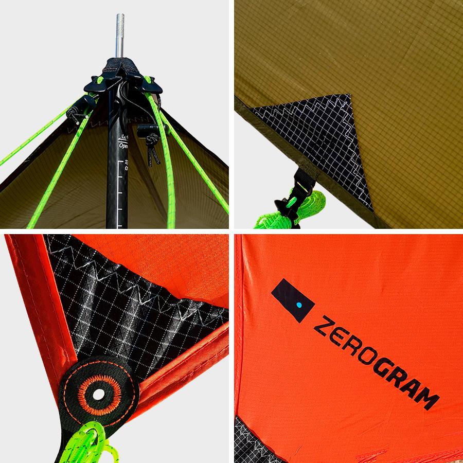 ZEROGRAM 【30％OFF】ZEROGRAM(ゼログラム) Minimalist Hexa (OLIVE