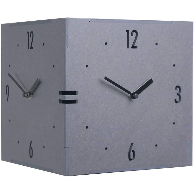 [即日発送] コーナー両面時計 ハンドメード 木製両面壁掛け時計 おしゃれ 掛時計 北欧 時計 インテリア 【M1540034905】(10058円)