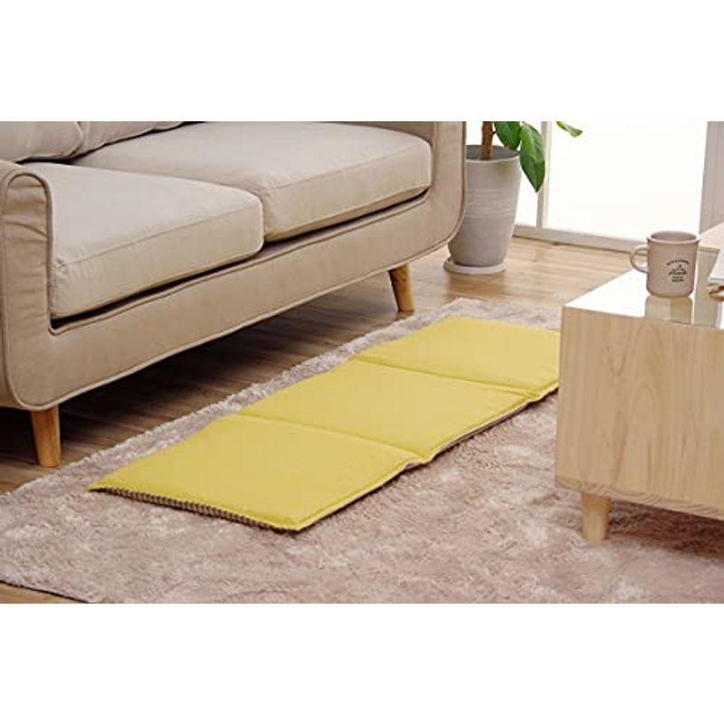 一部予約 イケヒコ コーポレーション クッション フリーシート ソファ 車 日本製 オーガニックコットン 綿100 クララ 無地 洗える イエロー クッション Www Fcc Com Br