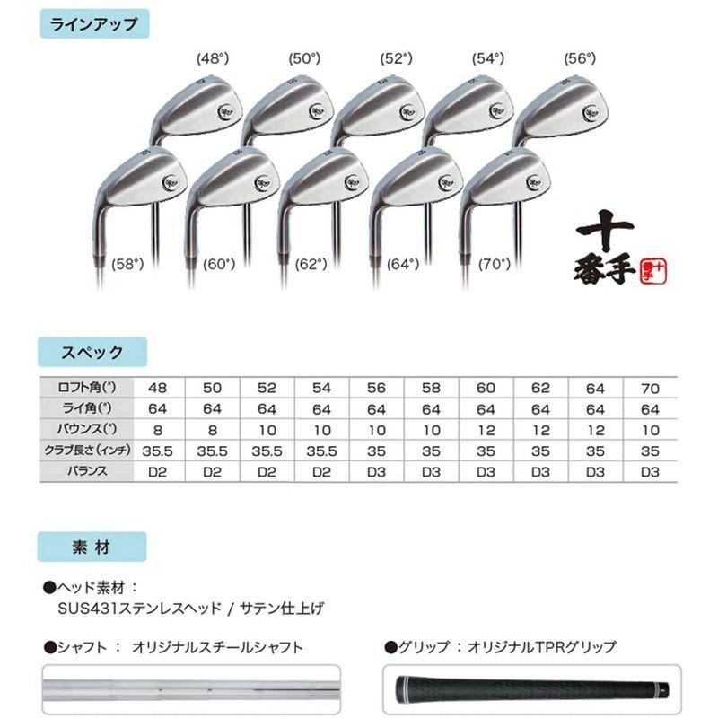 レフティー 鬼スピン ウェッジ ゴルフクラブ 角溝 スピン Wedge 強烈なバックスピン ルール不適合 左 左打ち レフティ 10番手 (｜zerokara-kobo｜04