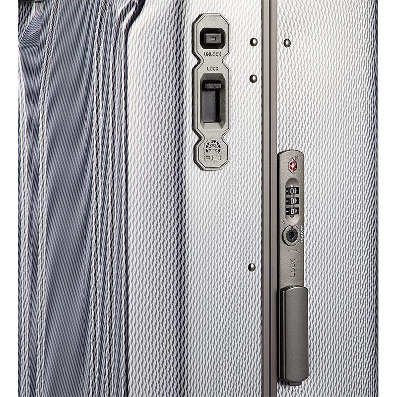 エー・エル・アイ スーツケース Solid Knight 53.5 cm 3.9kg ウェーブシルバー エー エル アイ 9kg スーツケース Solid Knight cm ウェーブシルバー 　