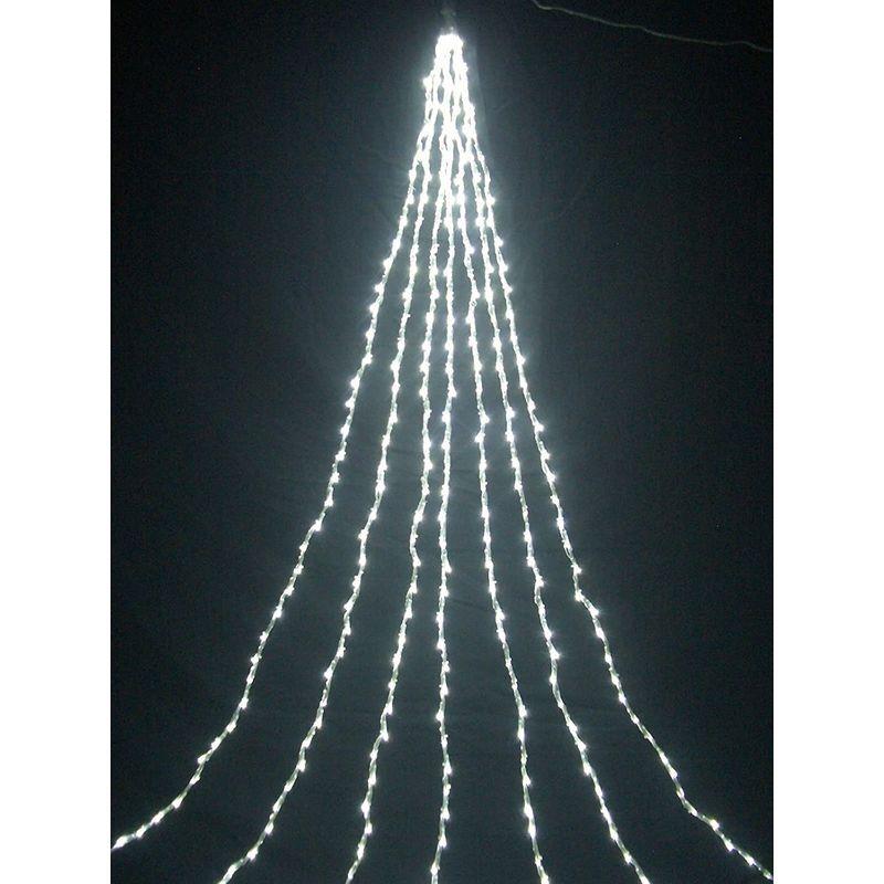 クリスマスライト　イルミネーション　イルミネーション販売のドリームチャンネル　ドレープライト　ホワイト　５Ｍ　DCH　drape　5m　wh