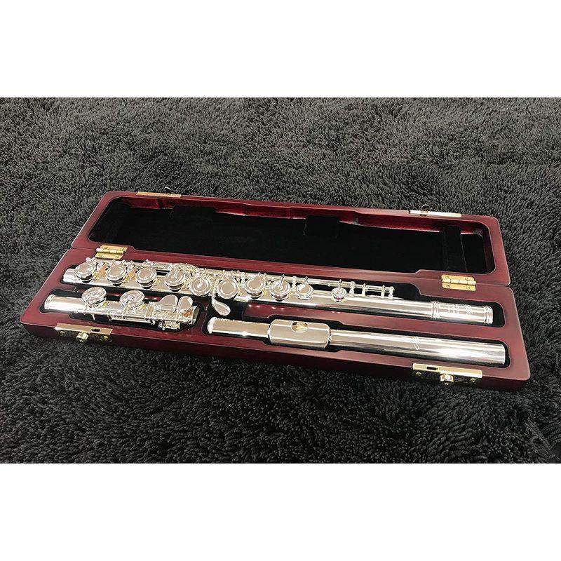 オリジナル Zerokara工房のオリジナル 木製フルートケース マホガニー 管楽器 吹奏楽器 C管 その他管楽器 吹奏楽器 Zerokara工房