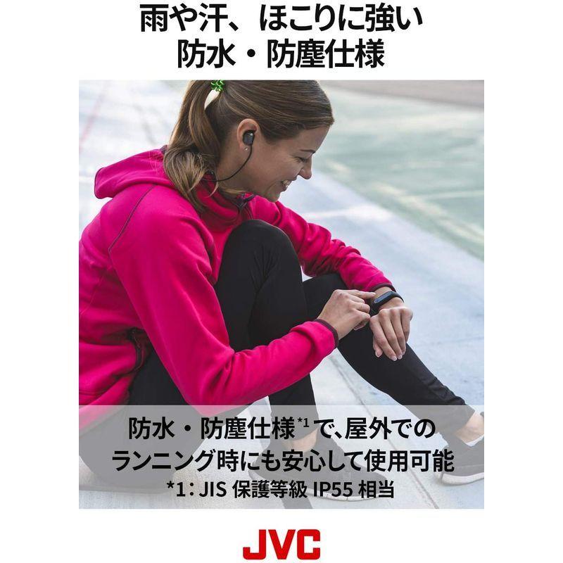 JVC HA-AE1W-B ワイヤレスイヤホン Bluetooth対応 最大11時間再生 スポーツ向け 防水防塵仕様 ブラック｜zerokara-kobo｜07