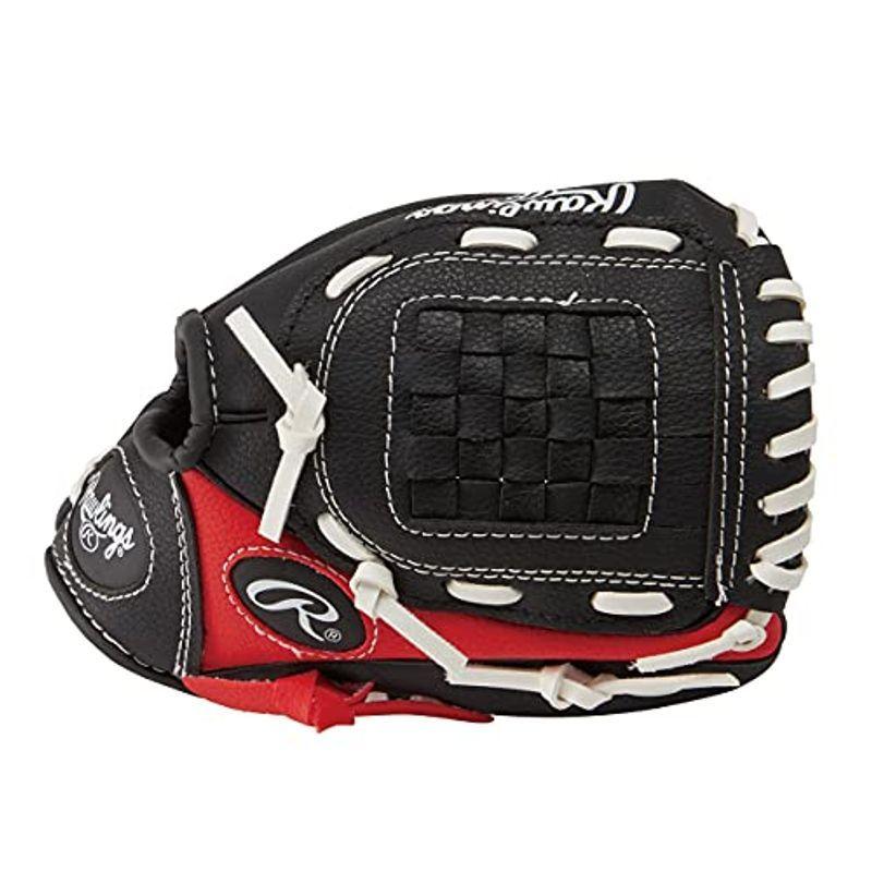 ローリングス (Rawlings) 子供用 野球 グローブ (9インチ / 幼児向け)トレーニングボール付き 右投げ用 JPL91 レッド/｜zerokara-kobo