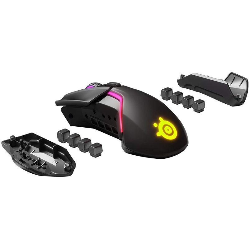 SteelSeries ゲーミングマウス 無線 ワイヤレス デュアルセンサー 重量 