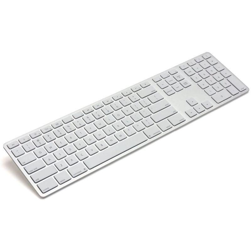 Matias Wireless Aluminum Keyboard Bluetooth3.0 MAC配列 英語版 マルチペアリング4台 シル