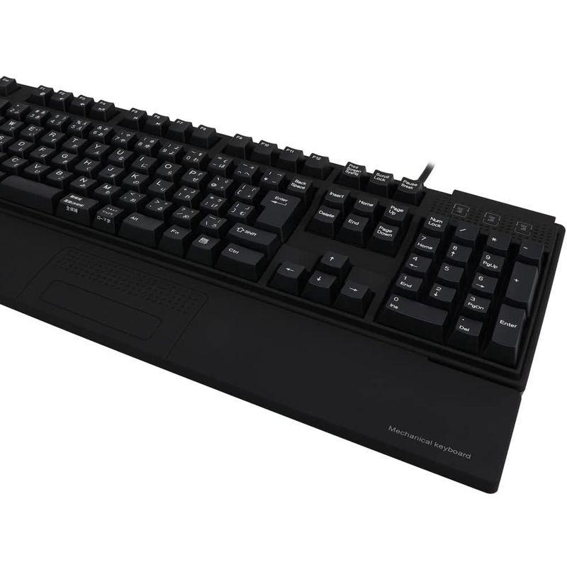 オウルテック CHERRY静音赤軸 日本語109フルキー メカニカルキーボード Nキーロールオーバー対応 パームレスト付属 滑り防止ラバース オウルテック CHERRY静音赤軸 日本語109フルキー メカニカルキーボード Nキーロールオーバー対応 パームレスト付属 MX Linear