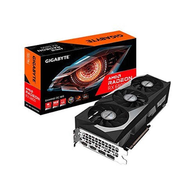 【最新入荷】 RX6800搭載 Radeon AMD 日本ギガバイト グラフィックボード GV- GAMINGモデル国内正規代理店品 16GB GDDR6 グラフィックボード、ビデオカード