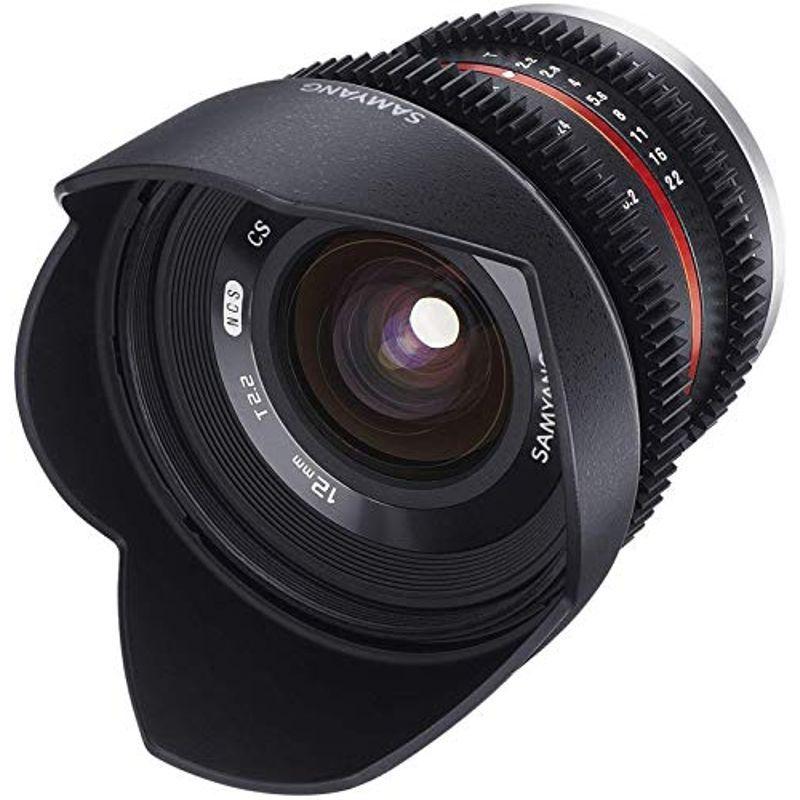 SAMYANG 単焦点広角レンズ 12mm T2.2 キヤノン EOS M用 APS-C用