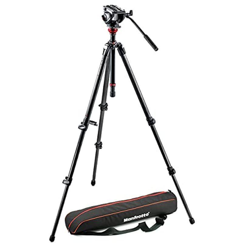 Manfrotto ビデオキット シングル3段 MDEVEマグファイバー MVH500AH-755CX3｜zerokara-kobo