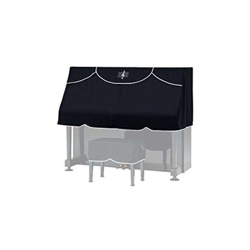 吉澤 ヨシザワ カバー PEACOCK アップライトピアノ用 ピアノケープ ニット系 ブラック PC-440BK